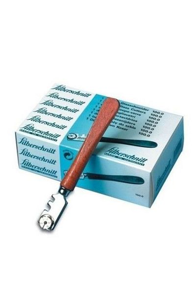 Bohle Silberschnitt Glass Cutting Apple with Wooden Handle
