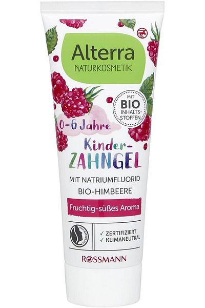 Alterra Toothpaste Organic with Raspberry and Organic Strawberry Extract 75 Ml