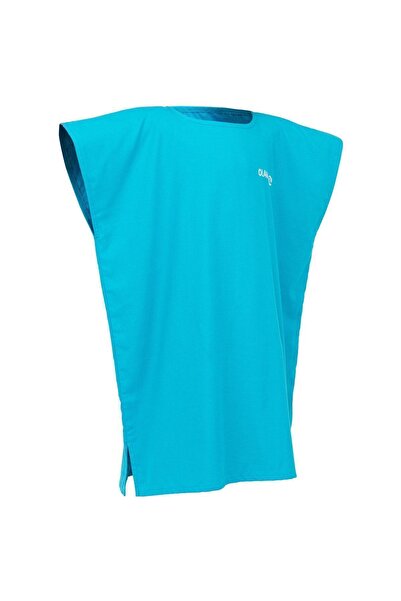 Decathlon - Prosop Poncho pentru copii Albastru 100% bumbac organic