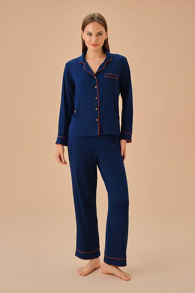 SUWEN Masculine Elegante Pajama Set