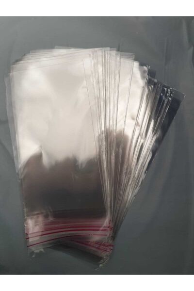 YİĞİT TİCARET Opp Kendinden Yapışkanlı Tekli Maske Poşeti 11x25 cm 100 Adet