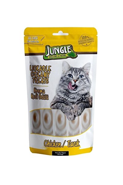 Jungle Krema Kedi Ödülü Tavuklu 5x12gr