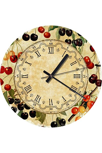 ekart Meyve Temalı Mutfak İçin Akarlı Duvar Saati