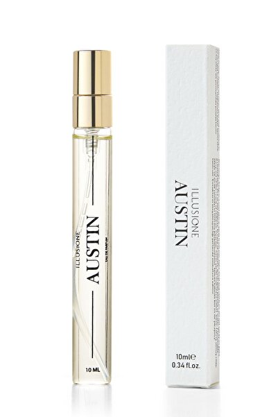 ILLUSIONE FRAGRANCE Austin Edp Erkek Seyahat Boy Parfüm 10ml | Odunsu-baharatlı-amber | Erik, Sedir, Paçuli, Misk