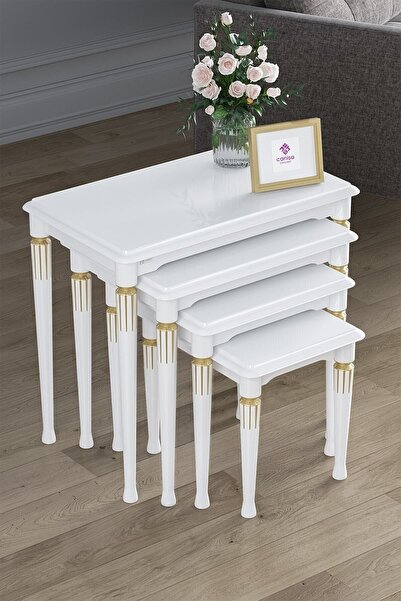 Canisa Concept Zeyra Serisi, 1.sınıf Mdf Ve Lake Boya, Avangart 4'lü Zigon Se...