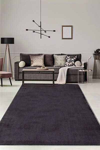metacarpet Puffy Peluş Halı Antrasit Saçaksız Mns