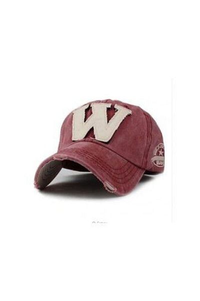 3D Unisex Red W Hat W Snapback Hat