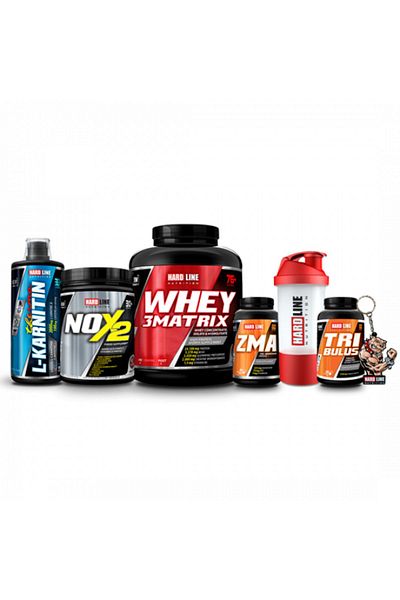 Hardline Whey 3matrix 2300 gr - ChocoLate Nox 2 Thermo L-carnitine 1000 ml WatermeLon Tribulus Zma