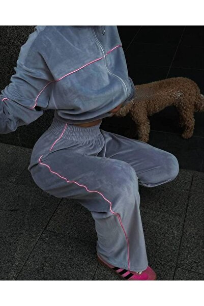 BRGCLOTHING Yumoş Velvet Tracksuit Set - Imported Design