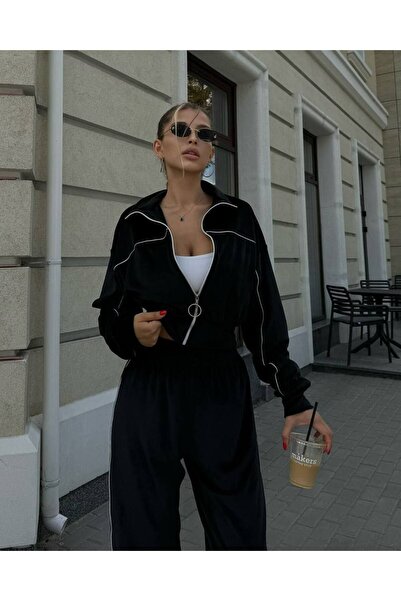 BRGCLOTHING Yumoş Velvet Tracksuit Set - Imported Design