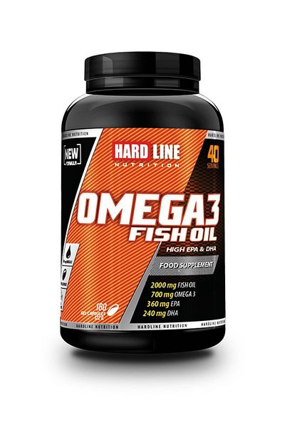 Hardline Omega3 Fish Oil - 160 Capsules