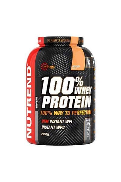 Nutrend 100% Whey Protein 2250 gr - Biscuit Flavored