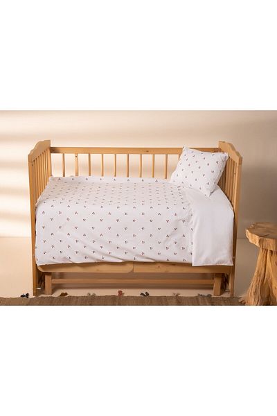 Kirazkids Cherry- Organic Cotton Duvet Cover Set (120 X 175)
