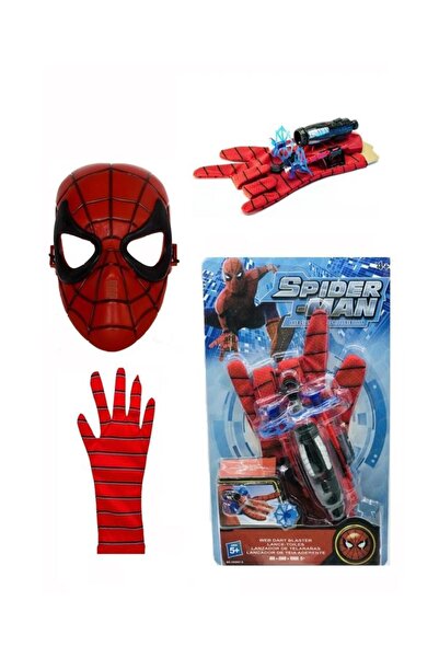 Spider-Man Spiderman Arrow Shooting Suction Cup Webslinger Gloves Mask Set