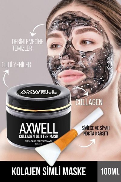 AXWELL Purifying Glitter Collagen Mask Acne - Blackhead 100 ml