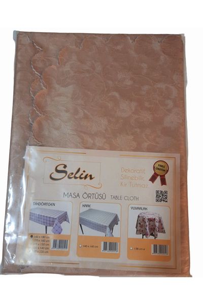Selin 140X180 cm Care Free Wipeable Fabric Table Cloth