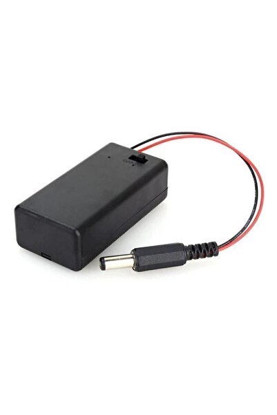 Robocombo SBH-9V Pil Yuvası Kapaklı 2.1mm Jak Girişli