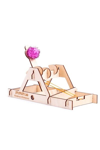 Robocombo Wooden Catapult Construction Stem Training Set