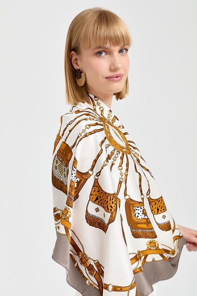 Desen Triko Eșarfă de mătase 08 - Design special