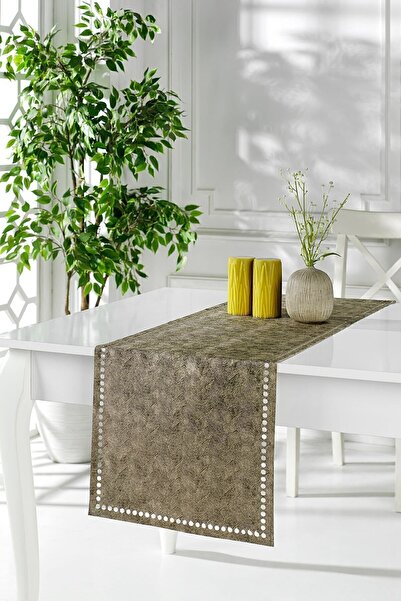 ÖZENEV Eliza Runner Amerikan Servis Masa Örtüsü 40x140 Cm Krem
