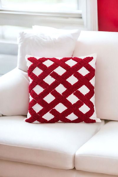 ÖZENEV Punch Design Husă de pernă decorativă cu model boem 45x45 cm Poncho etnic autentic