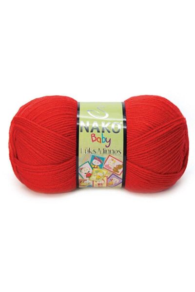 NAKO Red Minnoş Flame Hand Knitting - 100 gr Thread