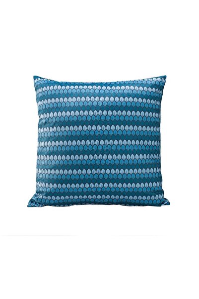 ÖZENEV Індіго-синій розкішний оксамит - 43x43 см М'яка та декоративна наволочка для подушки