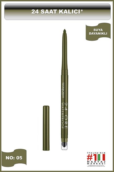Deborah 24Ore Waterproof Eye Pencil - No: 5