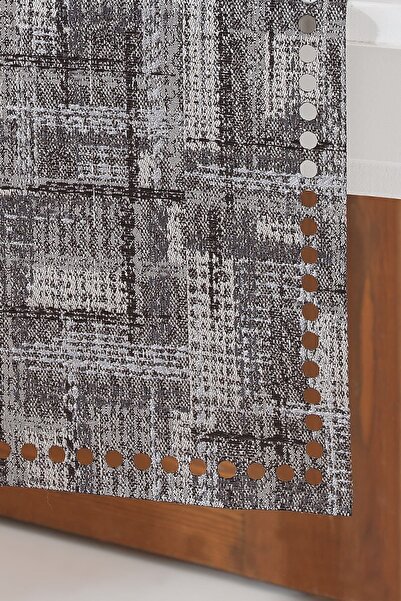 ÖZENEV Evine Özen Antrasit Runner Amerikan Servis Masa Örtüsü 40x140 Cm Veranda-04