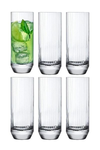 Paşabahçe 64162 Nude Bigtop - 6-Piece Soft Drink Cup, 430cc
