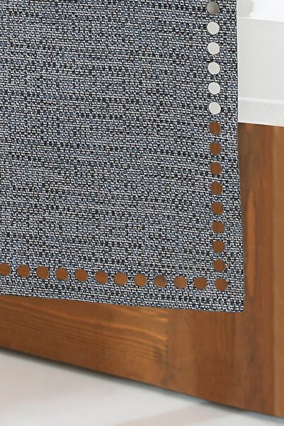 ÖZENEV Evine Özen Mavi Runner Amerikan Servis Masa Örtüsü 40x140 Cm Girit-10