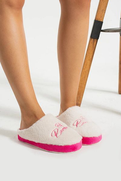 Behtah Kundura Fluffy Hi Figured Slippers Γυναικείες παντόφλες σπιτιού