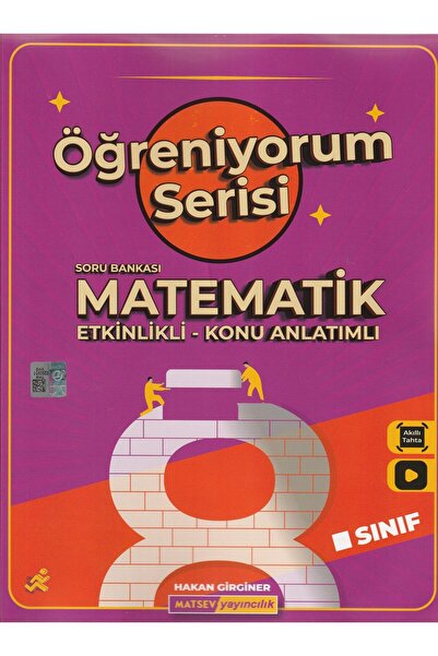 Matsev Yayıncılık 8. Sınıf Öğreniyorum Matematik Soru Bankası