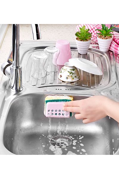 isgstore Main Shop Super Sponge Matic - Dish Sponge Sponge Hanger - Suction Cup Sponge Matic M-128