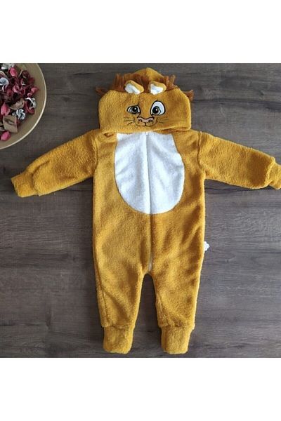 nurcix baby Bebelop Welsoft Plush Lion Jumpsuit 1-3 Years Old