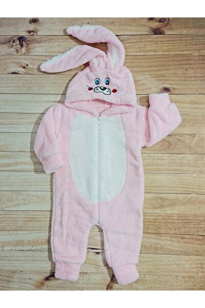 nurcix baby Bebelop Welsoft Plush Rabbit Jumpsuit 1-3 Years