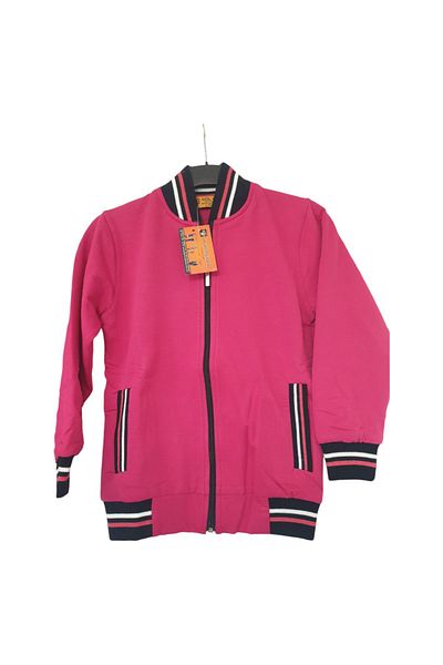 GGMM Girl's School Cardigan - Compact Combed Cotton, 2 Thread