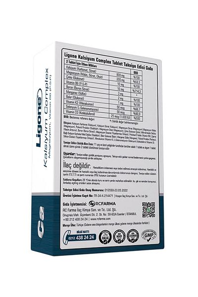 Ligone Compex Calcium 60 Tablets
