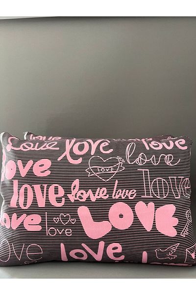 GOOD MORNİNG PAMUKKALE FAZĂ DE PERNĂ LOVE PATTERN 2 BUC 50X70