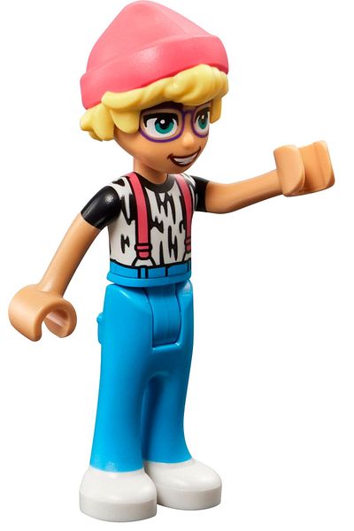 LEGO Minifigure Friends Olly Men's Hat Yellow Hair Pants Accessory