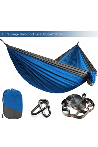 Beauty Box Paraşüt Naylonundan 2 Kişilik Keyif Hamak Dayanıklı Nefes Alabilir Kumaş