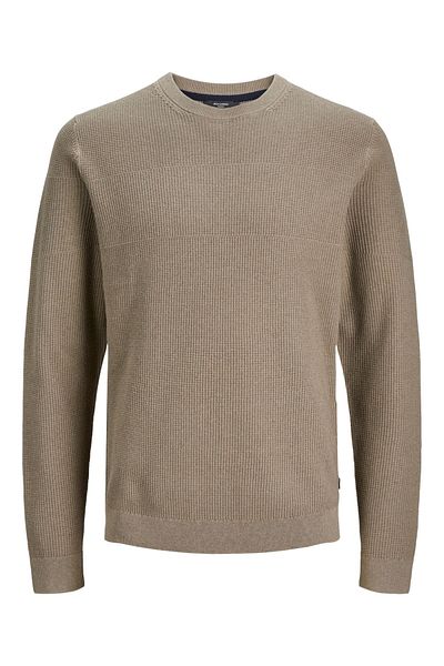 Jack & Jones 12247784 Мъжки пуловер Jprblaarthur - оскъден плат, кръгла яка, Ch