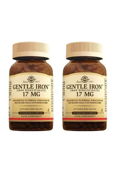 Solgar Gentle Iron 17 Mg 90 Capsule 2 Pieces