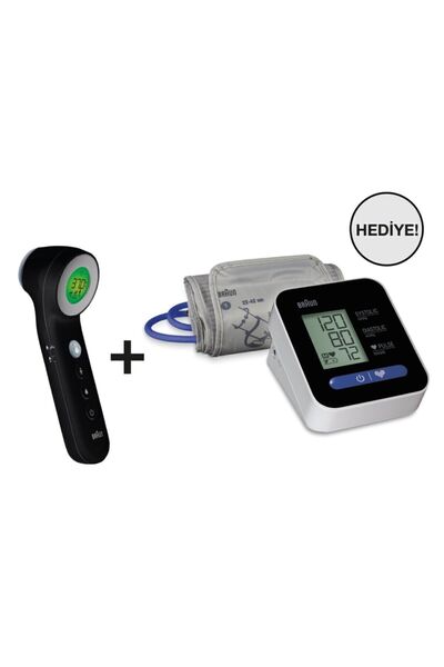 Braun Bnt400 Temassız Ateş Ölçer + Bua5000 Tansiyon Ölçer