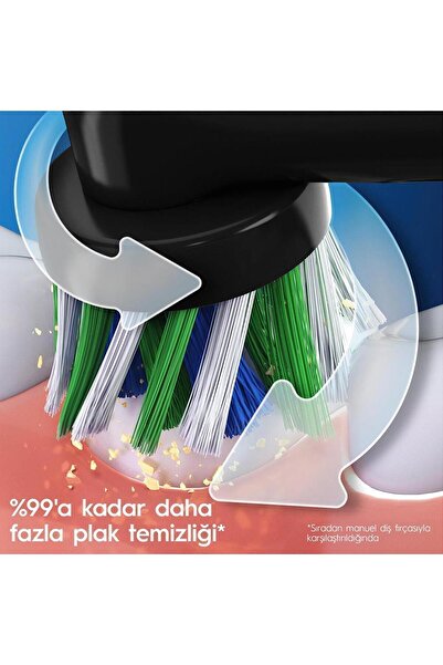 Braun ORAL B D103 VITALITY PRO CROSS ACTION ŞARJLI DİŞ FIRÇASI (SİYAH)