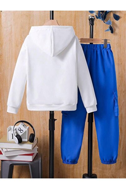 Machetta Дитячий світшот з принтом з любов'ю та костюм з капюшоном