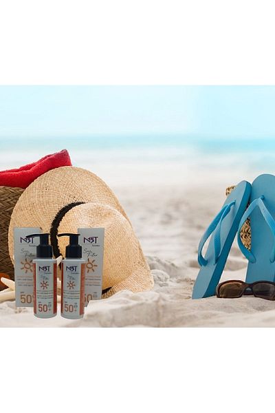 mst kozmetik Mst Sun Cream SPF 50+ - High Protection 100Ml 2 Pieces
