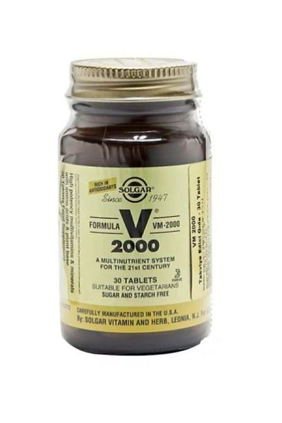 Solgar Vm-2000 Multivitamin Mineral - 30 Tablets