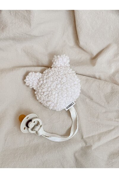 Jr Bunnies دمية دب بيضاء - أنيقة ومريحة