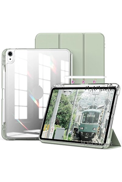 m.tk moveteck Uyumlu İpad Air 13 2024 Kılıf Magnetik Pen Charge Kalem Bölmeli...